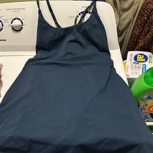 Athletic Blue Dress with built in shorts